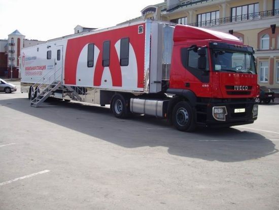 Каждый второй вторник месяца в центре Пскова будет работать мобильный комплекс заготовки крови